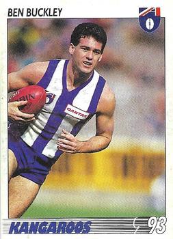 1993 Select AFL #56 Ben Buckley Front